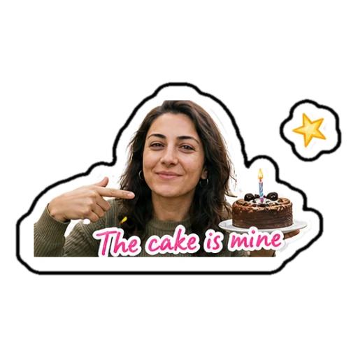Birthday sticker 2